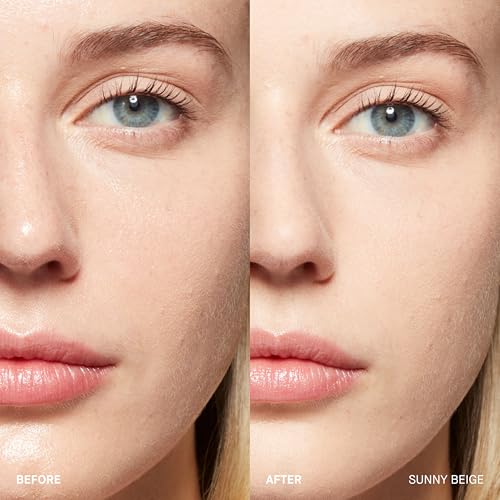 Bobbi Brown Sheer Finish Pressed Powder | Oil-Absorbing, Mattifying Setting Powder for All-Day Shine Control | Includes Puff, 0.32 Ounce, Sunny Beige