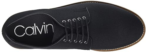 Calvin Klein Men's Aggussie Oxford, Black, 10.5