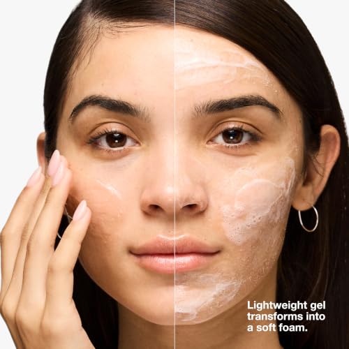 Clinique Moisture Surge Exfoliating Glow Cleanser with Aloe Bioferment and Hyaluronic Acid | Gentle Face Wash with Bamboo Beads for Smooth, Radiant Skin, 4.2 Fl Oz