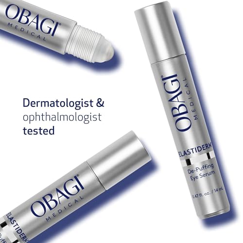 Obagi ELASTIderm Eye Serum – De-Puffing Serum with Caffeine and Bi-Mineral Contour Complex that Refreshes the Appearance of Skin Around the Eyes – 0.47 oz