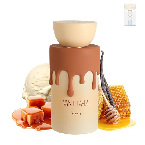 QAWAFI Voyage Vanille Eau de Parfum 1.7oz / 50ml Sweet Vanilla Gourmand Perfume for Women, Creamy Caramel & Milk Scent, Long Lasting Warm Cozy Fragrance, Vegan & Cruelty-Free