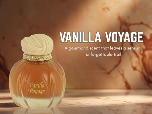Keyali Vanilla Voyage Long Lasting Eau De Parfum EDP 100ml | Unisex Perfume | Caramel, Jasmine, Tonka & Honey Notes | Luxurious Vanilla Perfume with Musk & Amber