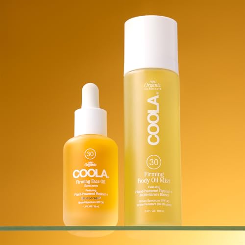 COOLA Firming Body Oil Mist, SPF 30 Sunscreen, 1.1oz