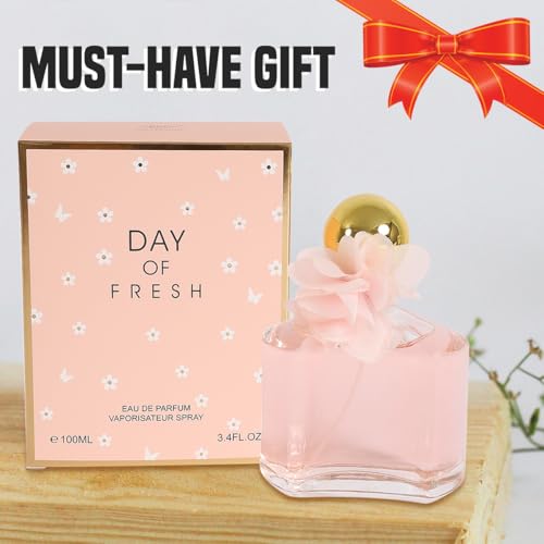 Day of Fresh Perfume for Women – Fresh Sweet Floral Eau de Parfum – Fruity & Musky Everyday Scent – 100ml / 3.4 fl oz