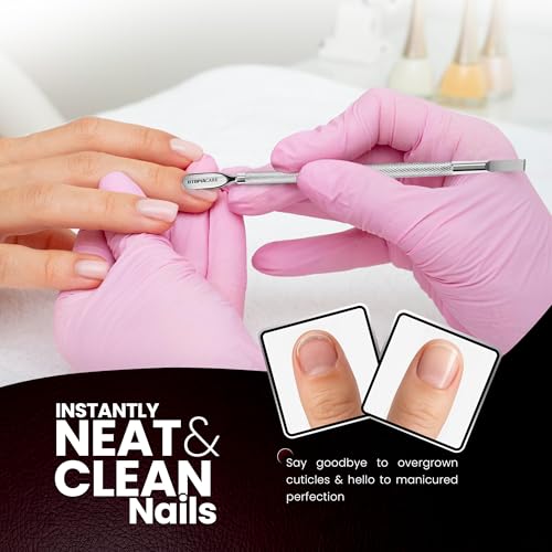 Utopia Care Cuticle Pusher Tool & Spoon Nail Cleaner