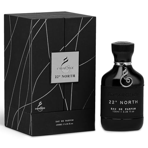 EMBAROUGE 22° North Eau De Parfum | Long Lasting Luxury Perfume for Men & Women | Inspired by French Perfumery | 100ml