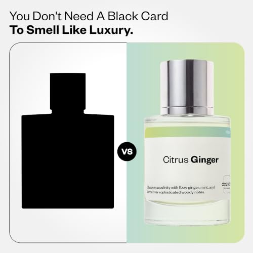 Dossier - Citrus Ginger - Eau de Parfum - Inspired by Bleu de Chanel - Long-Lasting Fragrance - Masculine - 1.7 fl oz (50ml)