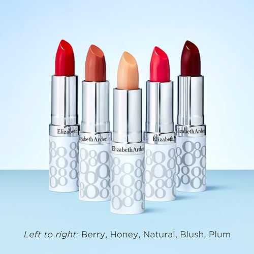 Elizabeth Arden Eight Hour Cream Lip Protectant Stick, Moisturizing Lip Balm, Sheer with Sunscreen, SPF 15, Repairs Cracked Lips, 0.13 oz
