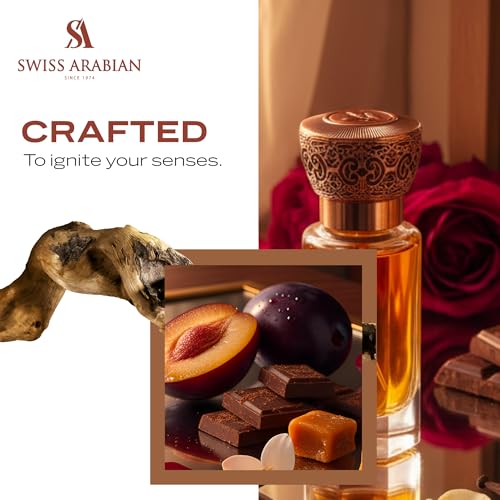Swiss Arabian Private Oud - Luxury Products From Dubai - Long Lasting, Addictive Personal Perfume Oil Fragrance - A Seductive Signature Aroma - 0.4 Oz