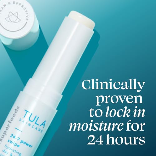 TULA Skin Care 24-7 Power Swipe Hydrating Eye Balm - Dark Circle Treatment, Instant Brightening, Portable - 0.23oz