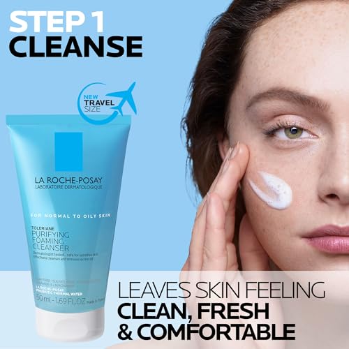 La Roche-Posay Toleriane Skin Care Set, Face Moisturizer & Face Wash