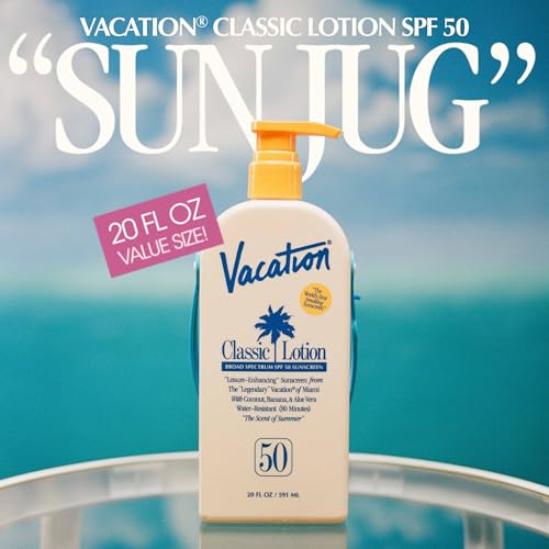 Vacation Classic SPF 50 Sunscreen Lotion, 20 Fluid Ounces