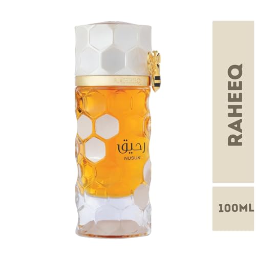 Nusuk Raheeq Perfume for Women - Long Lasting Extrait De Parfum Citrus, Gourmand & Vanilla Notes Sweet Luxury Fragrance 100ml