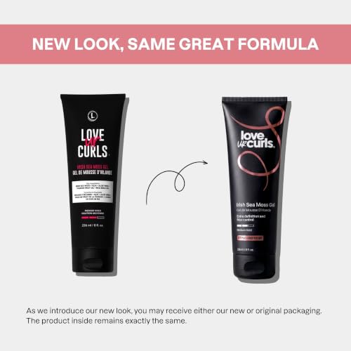 Love Ur Curls Curly Hair Gel - Medium Hold Irish Sea Moss Curl Gel