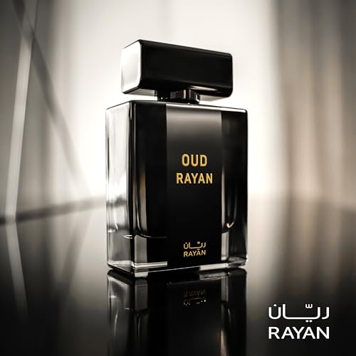 RAYAN Modern Oud Perfume for Men - Arabian Eau De Parfum, 100mL (3.34 Fl oz) Perfumes Arabes Para Hombres, Long Lasting Perfume with Oud, Sandalwood, Cardamom, Amber - An Ideal Gift for All Occasions