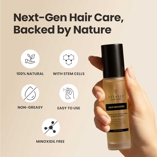 Vitasei Hair Booster Revitalizing Hair Care Serum – 2oz (1 Pack)