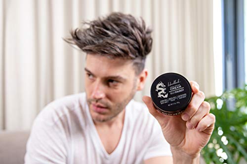 Billy Jealousy Headlock Hair Molding Cream, Hair Styling Cream for Men with Strong All-Day Hold, Natural Matte Finish Styling Agent for All Lengths, 3 Ounce