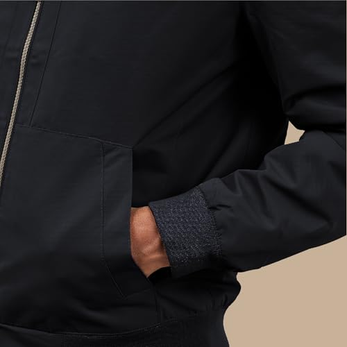 Lucky Brand Men's Classic Bomber Jacket, Black, Large