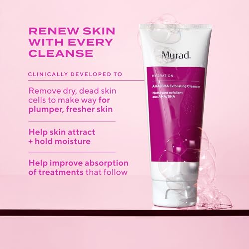 Murad AHA/BHA Exfoliating Cleanser - Glycolic Acid - 5 Fl Oz