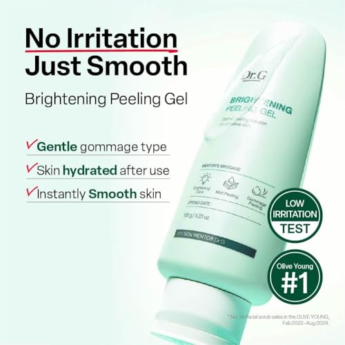 Dr.G Brightening Peeling Gel, Korean Skincare, 4.23 fl oz