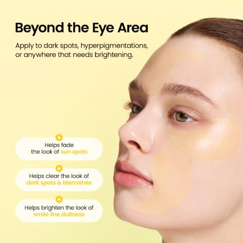 BIODANCE Vita Niacinamide Eye Patches for Dark Circles, 60 Count