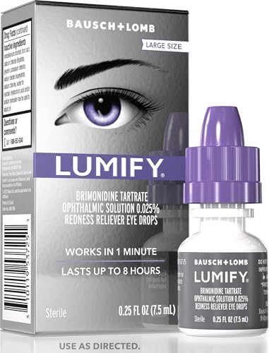Lumify Redness Relief Eye Drops, Whiter & Brighter Looking Eyes, 0.25 oz