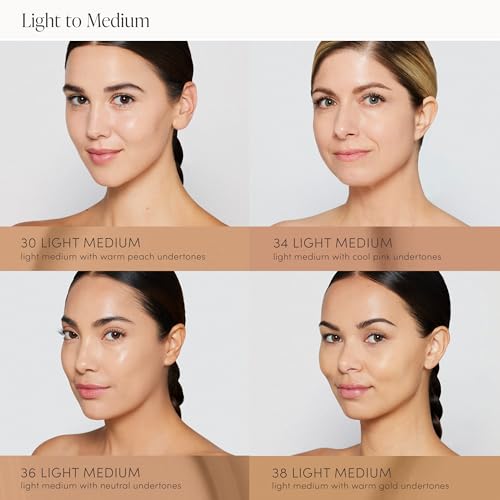 jane iredale Skintuition SPF 30 Radiance-Boosting Liquid Foundation 30 Light Medium