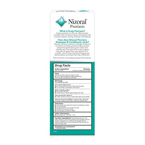 Nizoral Psoriasis Shampoo & Conditioner, 11 Oz, Gentle Scalp Treatment