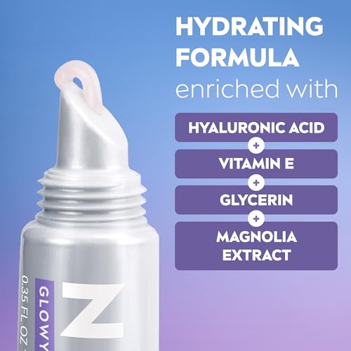 NIVEA Glowy Lip Care with Hyaluronic Acid and Vitamin E, 0.35 OZ