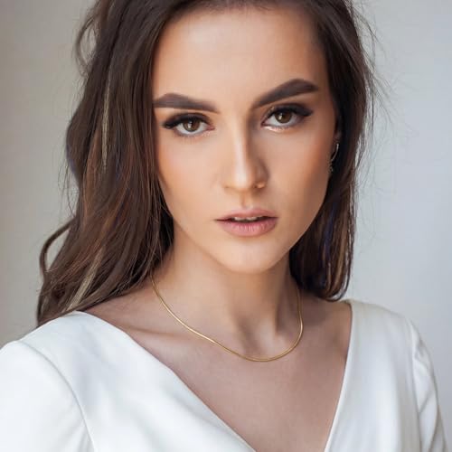 Luxcuty 14K Gold Necklaces for Women 14K Gold Chain for Women