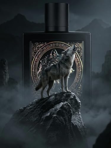 Rayhaan Wolf – Spicy, Gourmand, Amber, Woody – Eau de Parfum Spray Long-Lasting Fragrance for Men, 3.4 Ounce / 100 ml