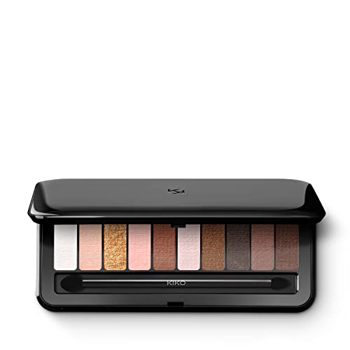 Kiko Milano Soft Nude Eyeshadow Palette 02 | Palette With 10 Multi-Finish Eyeshadows: Pearly, Matte And Metallic