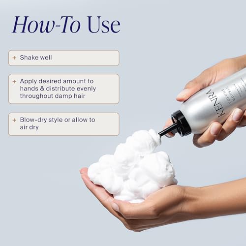 Kenra Volume Mousse 12 | Medium Hold Mousse | Non-Drying, Non-Flaking Lightweight Formulation |Styling Control Without Stiffness Or Stickiness | Tames Frizz & Conditions | All Hair Types | 8 oz