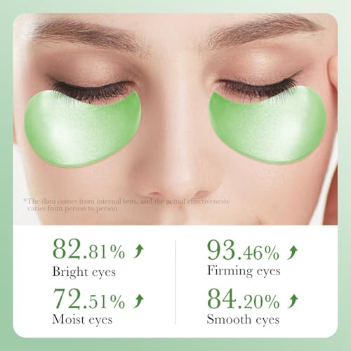 Eakroo Under Eye Patches - 60PCS Aloe Vera Eye Patches for Puffy Eyes and Dark Circles, Eye Mask Skincare, Eye Patches for Women, Under Eye Mask, Parches Para Ojeras, Reduce Wrinkles and Fine Lines