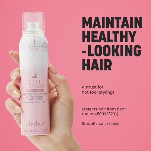 Drybar Hot Toddy Heat Protectant Mist for Hair, Blanc Scent, 4.6 oz
