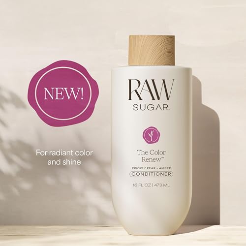 Raw Sugar Shampoo and Conditioner Set, The Color Renew Hair Care Duo, 16 Fl Oz (2 Products) Protects Color, A Renewing Haircare Bundle, Without SLS/SLES & Parabens, Vegan