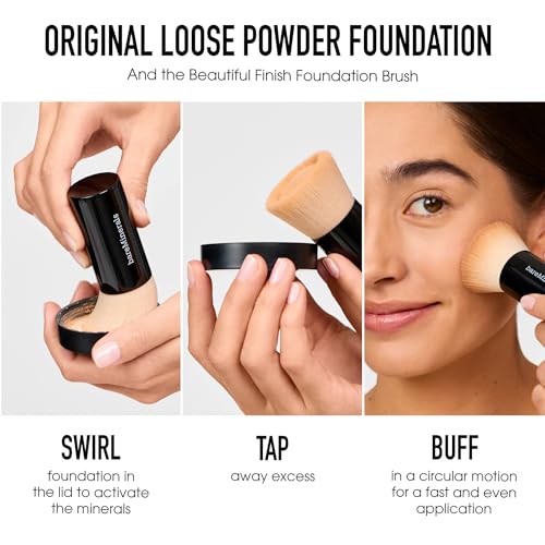 bareMinerals ORIGINAL Loose Powder Foundation, Medium Beige 12, 0.28 oz