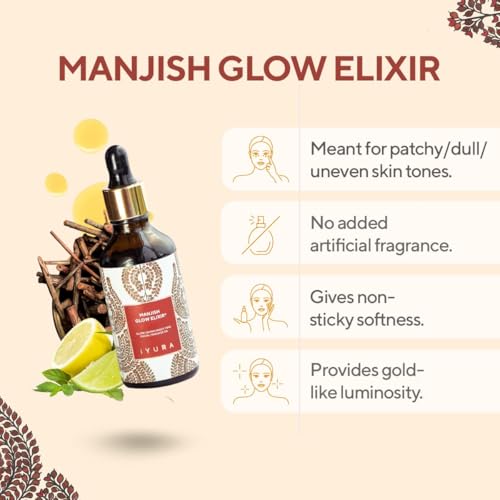Day & Night Face Oil Duo for Dry, Mature Skin—Moisturizing AM-to-PM Face Care—Saffron + Manjistha—Smoothing, Brightening, Even-Toning, Glow-Boosting Routine—Non-Sticky, Non-Greasy, Fast-Absorbing