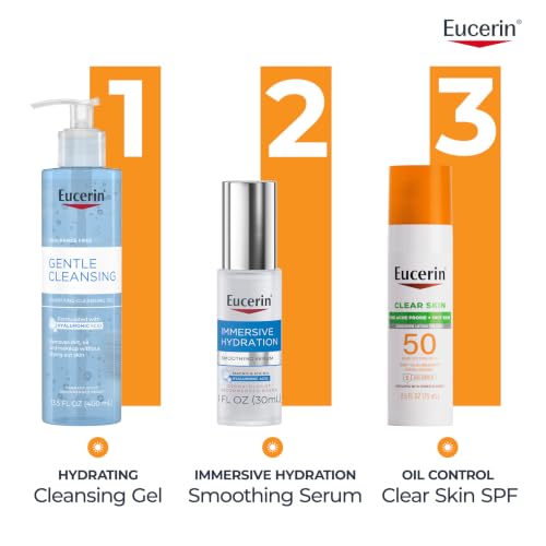 Eucerin Clear Skin Face Sunscreen Lotion, SPF 50, 2.5 FL OZ