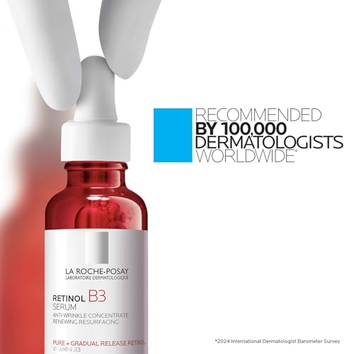 La Roche-Posay Retinol Face Serum with Niacinamide & Hyaluronic Acid, 1oz