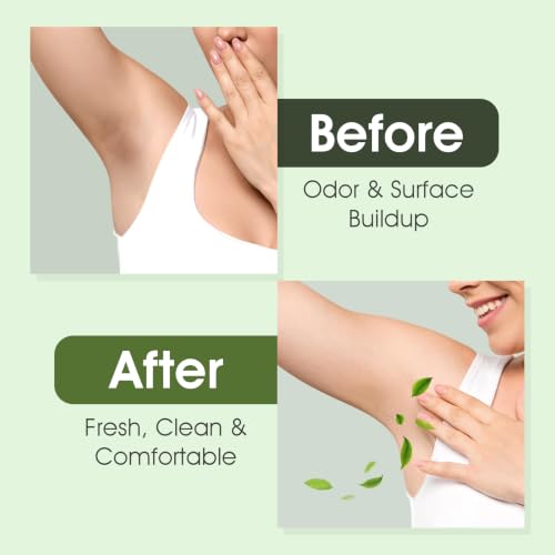 Underarm Detox Soap, 2 Pcs Armpit Detox Soap with Green Tea & Tea Tree, Charcoal & Mint for Eliminating Odor, Exfoliating, Moisturizing , Bar Soaps for Legs, Knee, Feet, Hands Whole Body - 10 oz（280g）