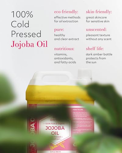 Leven Rose Organic Jojoba Oil Bulk 32 oz