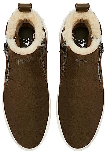 Giuseppe Zanotti, Conley High Leather Boots, 10.5, Beige