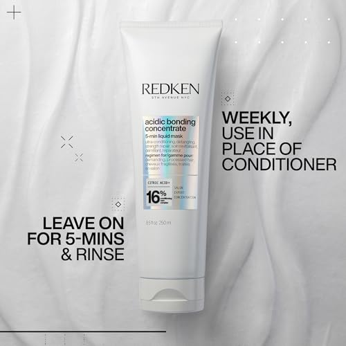 Redken Acidic Bonding Concentrate Mask – For Damaged Hair, 8.5 fl oz