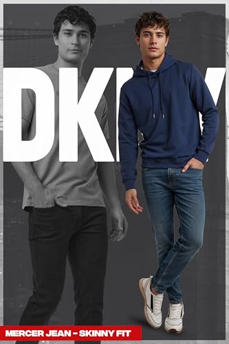 DKNY Mercer Men's Skinny Jeans - Premium Stretch Denim Pants with Classic 5 Pocket Design | Skinny Fit Stretch Jeans for Men