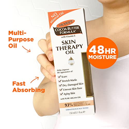 Palmer's Skin Therapy Body Oil, Moisturizing Cocoa Butter (5.1 Oz - 3 Pack)