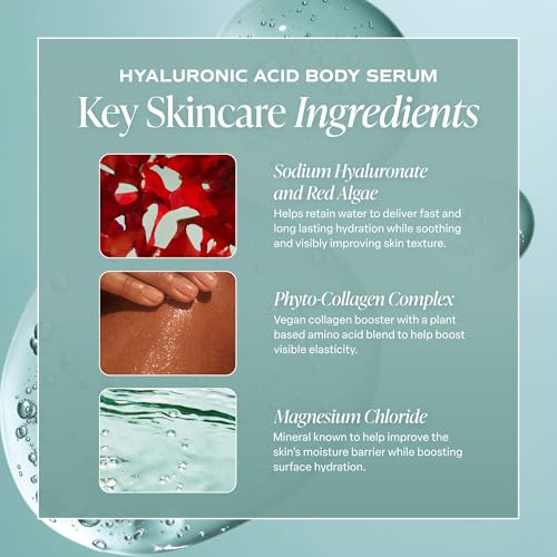 Saltair Hyaluronic Acid Body Serum | Fragrance-Free HA Hydrator | 13 oz