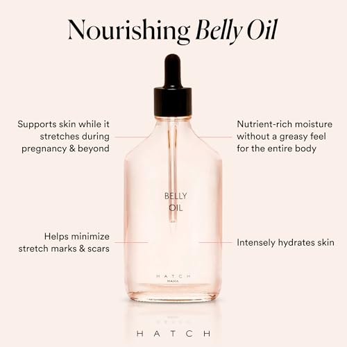 HATCH Belly Oil, Pregnancy & Postpartum Skincare for Stretch Marks