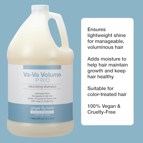 Ginger Lily Farms 1 gal Va-va Volume Pro Volumizing Shampoo