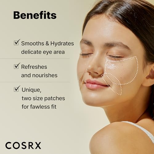 COSRX Advanced Snail Mucin Hydrogel Under Eye Patches for Fine Lines (60)
